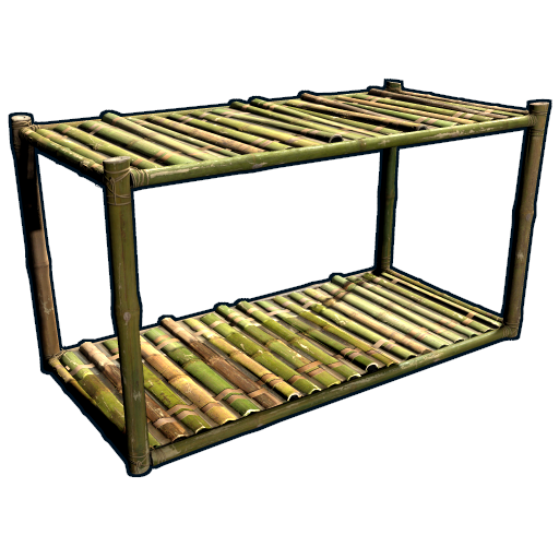 Half Bamboo Shelves