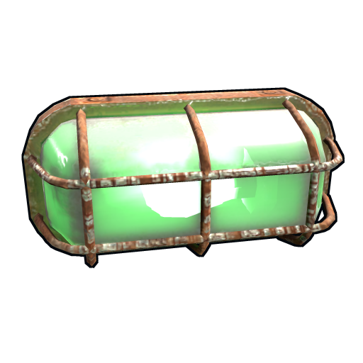 Industrial Wall Light Green