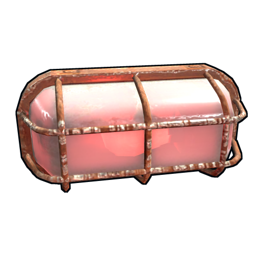 Industrial Wall Light Red