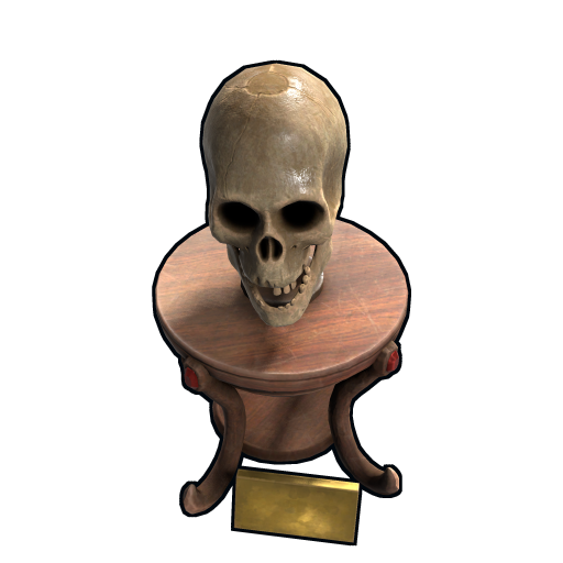 Skull Trophy Table
