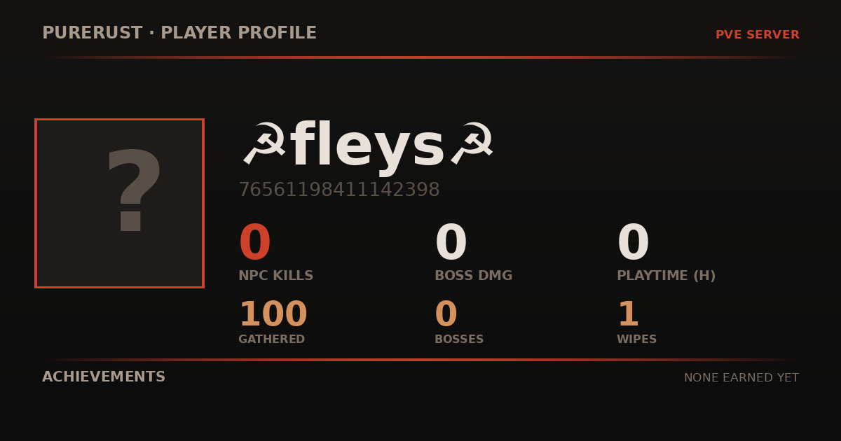 ☭fleys☭'s profile card
